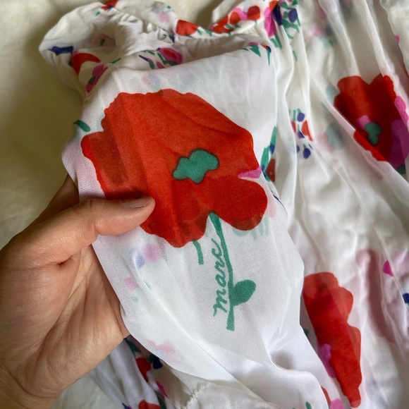 Vintage 70s Sheer Floral Maxi Nightgown - Picture 7 of 8